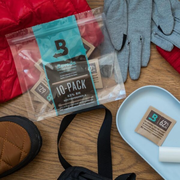 Boveda 62% Two-Way Humidity Control Packs For Storing ½ oz – Size 4 – 10 Pack – Moisture Absorbers for Small Storage Containers – Humidifier Packs – Hydration Packets in Resealable Bag - Image 2