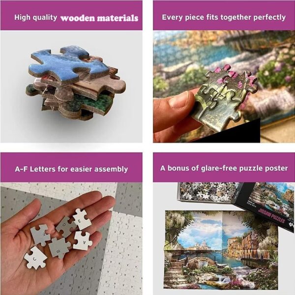 Rustic Country Puzzles Mushrooms Hunting Girl Poster Stay Trippy Little Hippie Poster Home Smoke Cannabis Weed Living Decor Jigsaw Puzzles Family Puzzle Education Gift Intellective Game 500 Pieces - Image 5