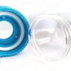 Led Transparent Glass Seal Storage Jar, Light-Up Magnifying Glass Ornamental Glass Bottle (Blue) - Image 4