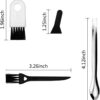 Brushes Scrapers Spoons Set for Herb Grinder Pipe Cleaners Tool Pollen Kit for Herb Grinder (17) - Image 2