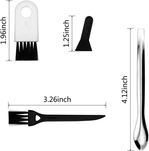 Brushes Scrapers Spoons Set for Herb Grinder Pipe Cleaners Tool Pollen Kit for Herb Grinder (17) - Image 2