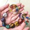 7 Chakras Stones Healing Crystals Tree of Life Wall Hanger Tumbled Gemstones Meditation Hanging Ornament Christmas Tree Memorial Hanging Pendant Xmas Gift - Image 6