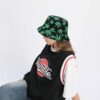 XYIYI Cute Bucket Hat Beach Fisherman Hats for Women, Reversible Double-Side-Wear - Image 2