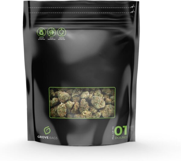 Grove Bags Terploc Curing Cultivation Pouch 16 Oz (1 lb) Single Bag Grove Bag The Original Terploc Curing Cultivation Pouch - Image 2