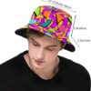 Bucket Hats Fashion Sun Cap Packable Outdoor Fisherman Hat for Women and Men - Image 3