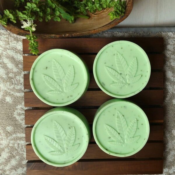 PJ BOLD Marijuana Leaf Silicone Soap Mold Tray, 2 Pack, 12 Cavities - Image 6