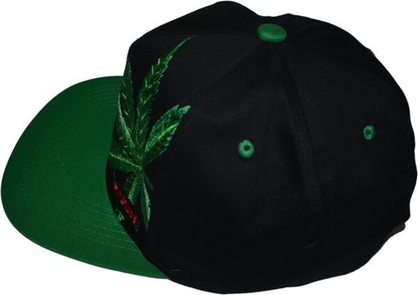 Popfizzy Weed Hat, Unisex Cannabis Baseball Caps, Pot Leaf Hats, Marijuana Snapback Cap, Weed Gifts for Stoners, Rapper Hats - Image 5
