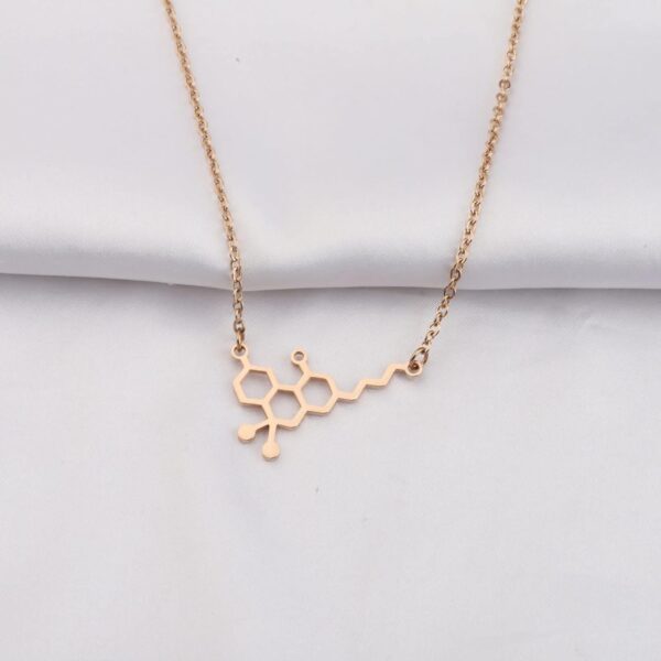 TGBJE THC Molecule Necklace CBD Molecule Necklace Pot Lovers Gift Cannabis Molecule Gift 420 Science Gift Chemistry Gift - Image 3