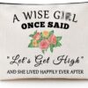 Encouragement Gifts for Women Inspirational Gifts Makeup Bag Funny Birthday Gift for Sister Cosmetic Bag Motivational Gift for Best Friend Travel Cosmetic Pouch Graduation Christmas Gift