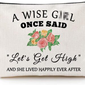 Encouragement Gifts for Women Inspirational Gifts Makeup Bag Funny Birthday Gift for Sister Cosmetic Bag Motivational Gift for Best Friend Travel Cosmetic Pouch Graduation Christmas Gift
