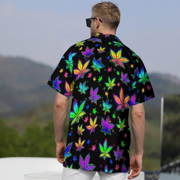 Prowinly Mens Hawaiian Shirt Casual Button Down Shirts Party Shirt Short Sleeve Button Up Shirt - Image 9