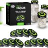 Burp Lids 12 Pack Curing Kit - Fits All Wide Mouth Mason Jar Containers - A Home Harvesting Essential. 12 lids + extraction pump. Vacuum sealed for successful cure.