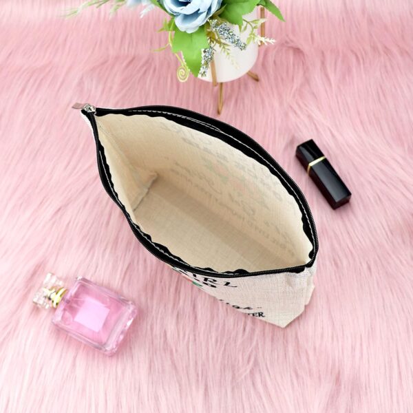 Encouragement Gifts for Women Inspirational Gifts Makeup Bag Funny Birthday Gift for Sister Cosmetic Bag Motivational Gift for Best Friend Travel Cosmetic Pouch Graduation Christmas Gift - Image 5