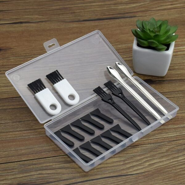Brushes Scrapers Spoons Set for Herb Grinder Pipe Cleaners Tool Pollen Kit for Herb Grinder (17) - Image 3