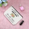 Encouragement Gifts for Women Inspirational Gifts Makeup Bag Funny Birthday Gift for Sister Cosmetic Bag Motivational Gift for Best Friend Travel Cosmetic Pouch Graduation Christmas Gift - Image 3