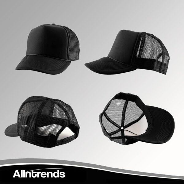 ALLNTRENDS Trucker Hat Weed Smile Snapback 420 Cap - Image 3