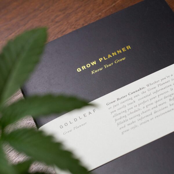 Goldleaf Grow Planner: A Cannabis Grower's Weekly/Monthly Journal Planner, Marijuana Growing Notebook, Essential Growing Supplies, A5 Size - Image 8