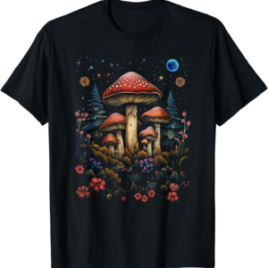 Cottagecore Mushroom Mycologist Goblincore T-Shirt