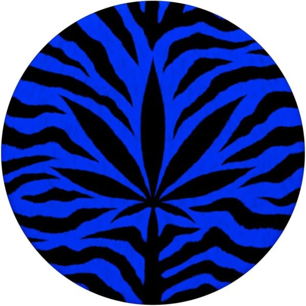 Weed Marijuana Accessories for Cannabis Stoner Blue Tiger PopSockets Swappable PopGrip - Image 3