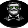 Weed Abraham Lincoln Funny 4th Of July 420 Stoner Marijuana PopSockets Standard PopGrip - Image 2