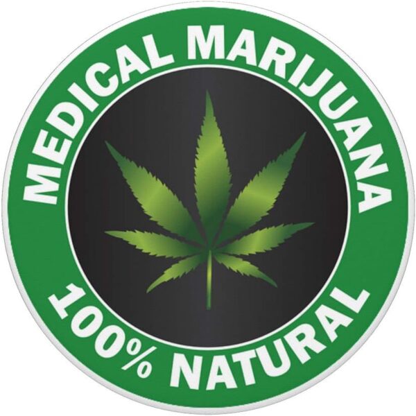 Cannabis accessories Marijuana Leaf Smoke Weed Drugs | gift PopSockets Swappable PopGrip - Image 3