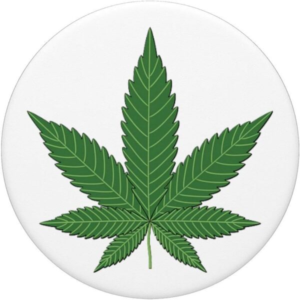 Cannabis accessories Marijuana Leaf Smoke Weed Drugs | gift PopSockets Swappable PopGrip - Image 3