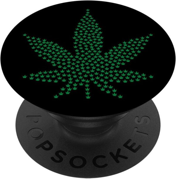 Cannabis accessories Marijuana Leaf Smoke Weed Drugs | gift PopSockets PopGrip: Swappable Grip for Phones & Tablets