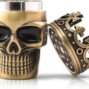 Skull Grinder, Spice Grinder Gift, 1.7 Inch