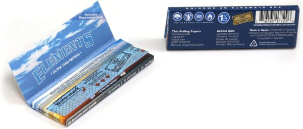 Elements 1.25 1 1/4 Size Ultra Thin Rice Rolling Paper, 50 Count (Pack of 10) - Image 3