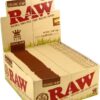Raw King Size Slim Organic Hemp Rolling Papers Full Box of 50 Packs, 32 Count (Pack of 50)