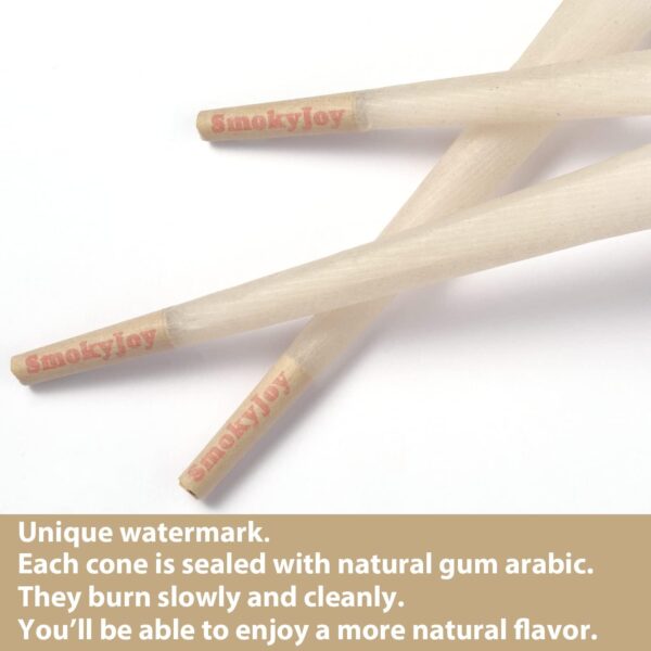 50 Pack 1 1/4 Size Cones - Pre Rolling Rolled Preroll Papers with Filter Tips and Packing Tubes Included - Image 3