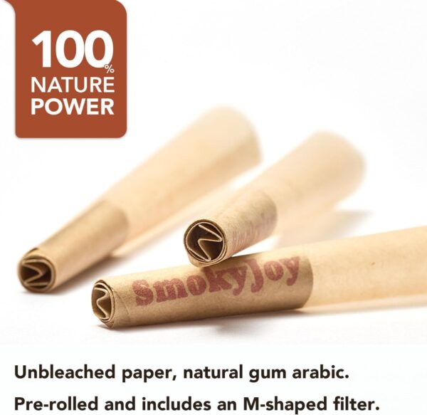 Cones Rolling Papers Pre Rolled Cones 1 1/4 Size - 50 Pack Preroll Pre Rolls Paper with Filter Tips and Packing Tubes Included - Image 4