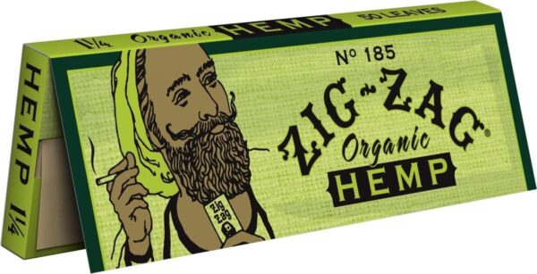 ZIG-ZAG Hemp Rolling Papers 1¼ Size (6 Bookets) - 32 Sheets Each - Image 3
