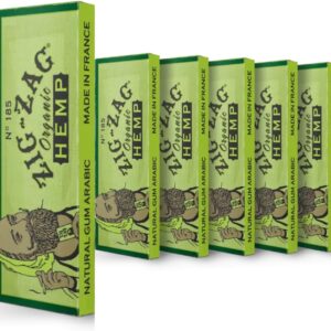 ZIG-ZAG Hemp Rolling Papers 1¼ Size (6 Bookets) - 32 Sheets Each