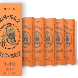 ZIG-ZAG Rolling Papers French Orange 1 1/4 ( 6 Booklets)