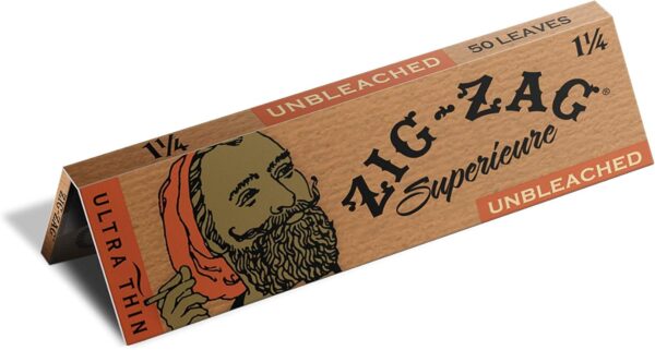 ZIG-ZAG Rolling Papers 1¼ Unbleached (24 Booklets) - 32 Sheets Each - Image 4