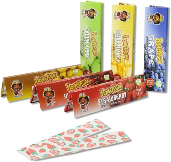Flavored Rolling Papers, King Size Flavored Rolling Paper With 6 Kind Different Fruit, Individually Sealed Packaging (6packs-flavors) - Image 4