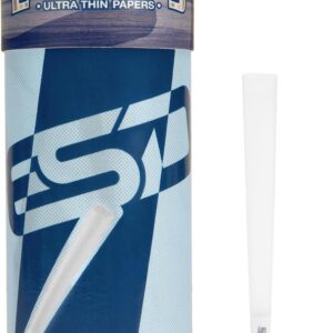 Elements Cones King Size | 50 Pack | Natural Pre Rolled Rice Rolling Paper with Tips and Packing Sticks Included