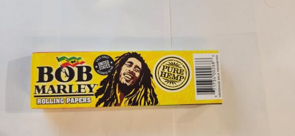 Bob Marley Rolling Paper - King Size Extra Long (110mm) Pure Hemp Paper - Full Box of 50 Booklets! - Image 5