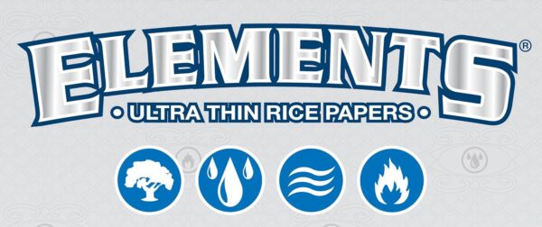 Elements 1.25 1 1/4 Size Ultra Thin Rice Rolling Paper, 50 Count (Pack of 10) - Image 4