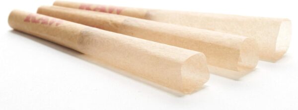 RAW Cones Single Size 70/24: 100 Pack - Mini Pre Rolled Cones Rolling Papers & Tips, Classic RAW Paper, 70mm - Image 2