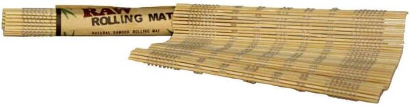 RAW® Rolling Mat 'Natural Bamboo '2 Mats' (for use w/ Rolling Papers) - Image 4