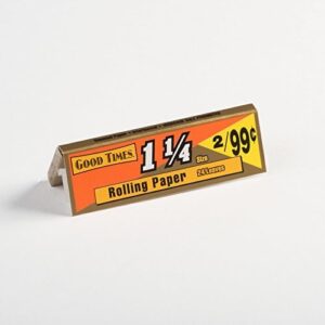 1 Pack Good Times 1 ¼ Size Rolling Paper + Beamer Smoke Sticker
