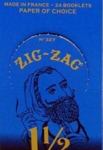 Zig Zag Ultra Thin Cigarette Rolling Papers, 1 1/2 Sizes, 3pk