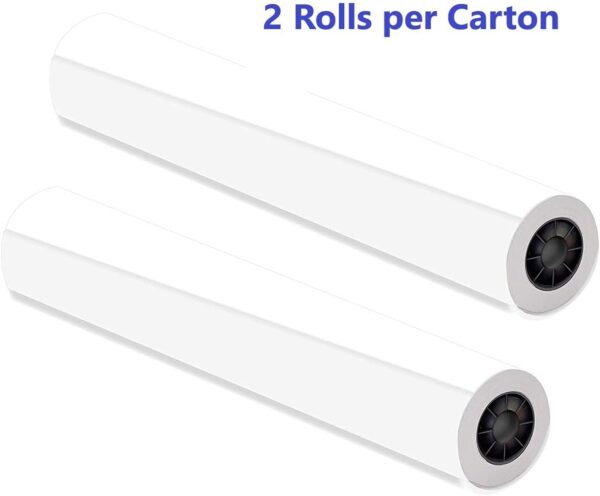HP Wide Format Universal Bond Paper 24 in x 150 ft, 2 Roll Bundle 4.2 mil - 80 g/m² (21 lbs) 2" Core - Q1396A-2R - Image 2