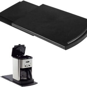 HauSun Handy Sliding tray Sliding Tray Mat for Coffee Maker,Kitchen Appliance Moving Caddy,Countertop Stoage for Air Fryer, Blender, Stand Mixer,Food Processors,1 set