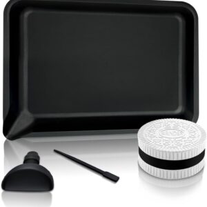 Rolling Tray Set-Portable 4 Piece Kit Rolling Tray Set with Accessories-Suitable for Home, Outdoor&Kitchen Use