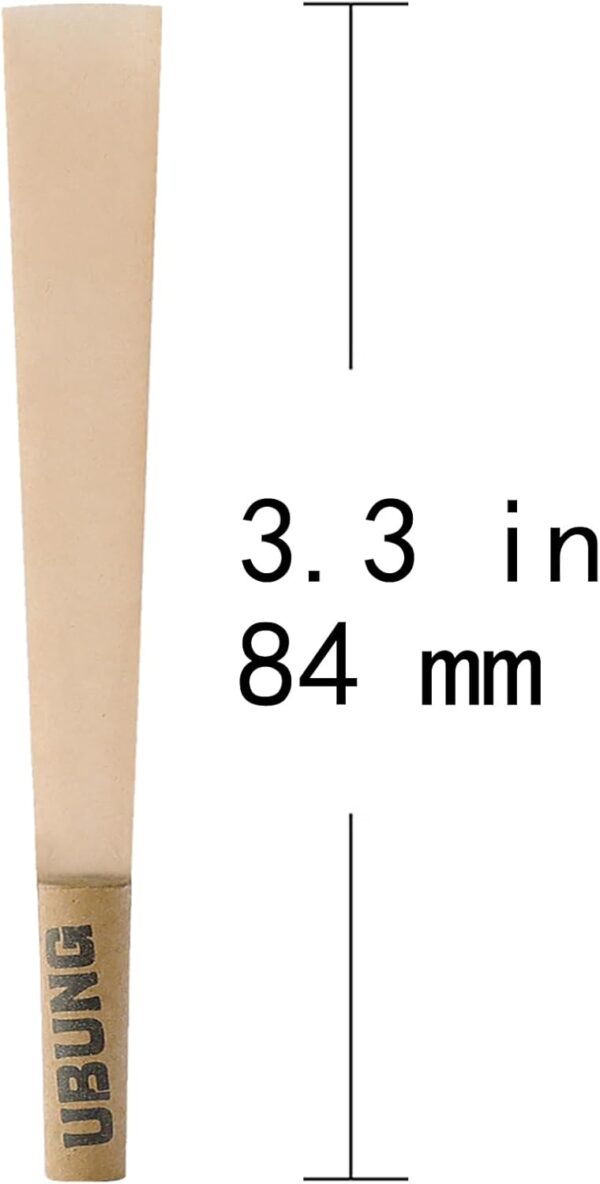 UBUNG 100 Pcs 11/4 Size Cones, Brown Pre Rolled Cones with Tips, 84mm Cones Rolling Papers with Tips - Image 2
