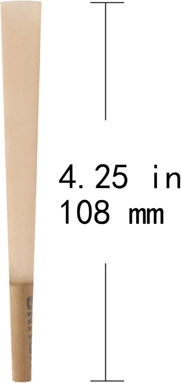 UBUNG Brown Cones, 300 Pcs King Size Brown Pre Rolled Cones With Tips, Slow Type Rolling Paper, Length 4.25 in / 108 mm, Including 1 Cone Loader And 1 Push Rod - Image 3