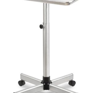 Salon Tray Cart, Salon Color Tray with Adjustable Height, Salon Tray on Wheels, Salon Rolling Tray, Ideal Use As Tattoo Tray＆Dental Tray